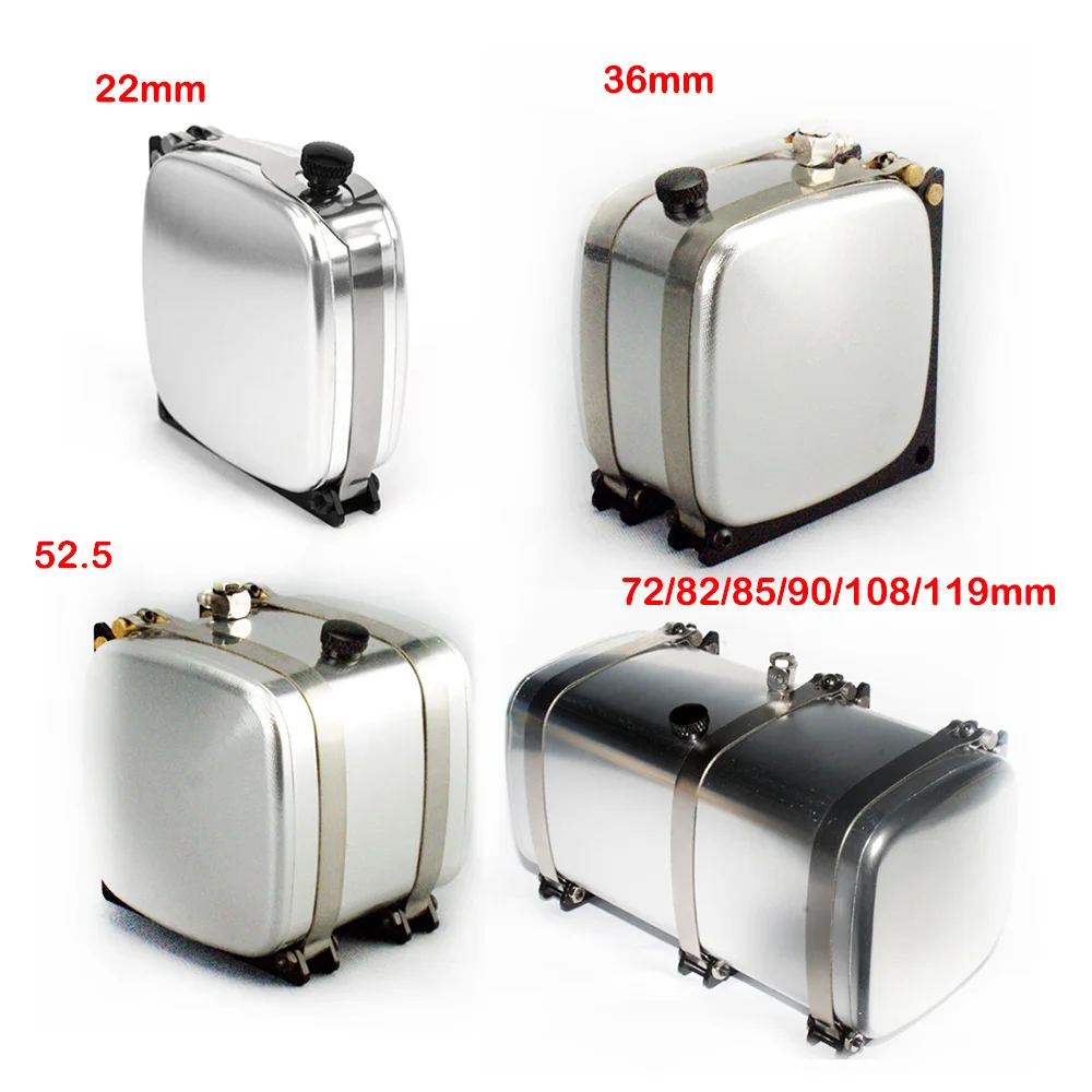 Metal LESU 22/36/52.5/70/72/82/85/90/108/119MM Hydraulic Oil Tank Buckle for 1/14 RC Dumper Tractor Truck TAMIYA Model |