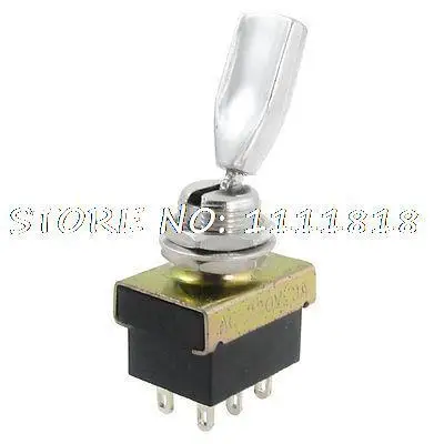 

3A/220VAC 6 Pins on/off/on 3 Position 2P2T DPDT Mini Toggle Switch