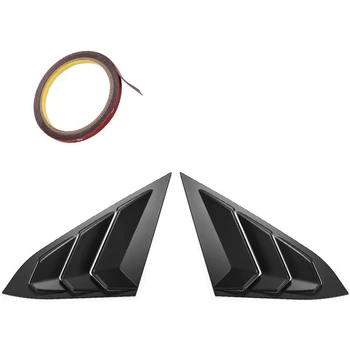 

Window Louver Cover, Rear Louver Frame Vent, Car Window Decoration Rear Windshield Side Vent, for Honda Civic 2016-2020