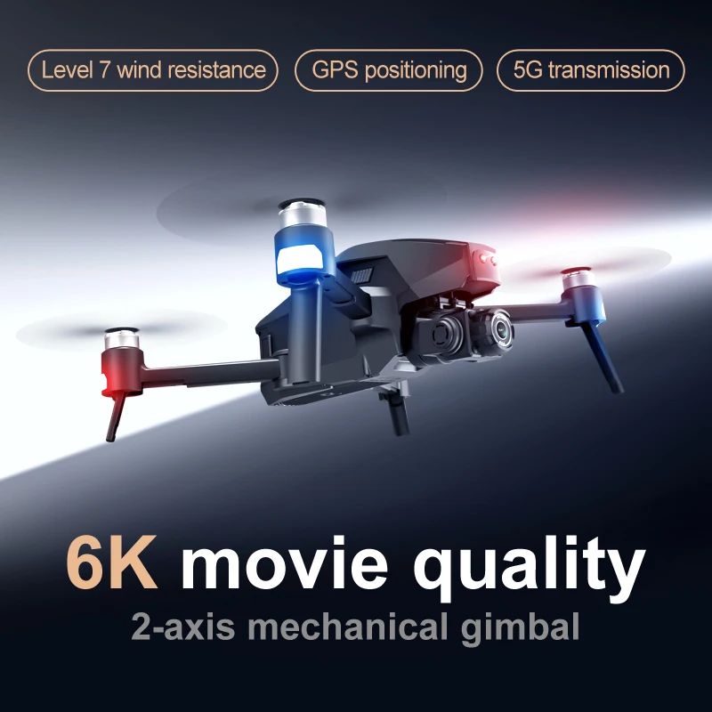 US $131.38 2021 M1 Pro 2 drone 4k HD mechanical 2Axis gimbal camera 5G wifi gps system supports TF card drones distance 16km