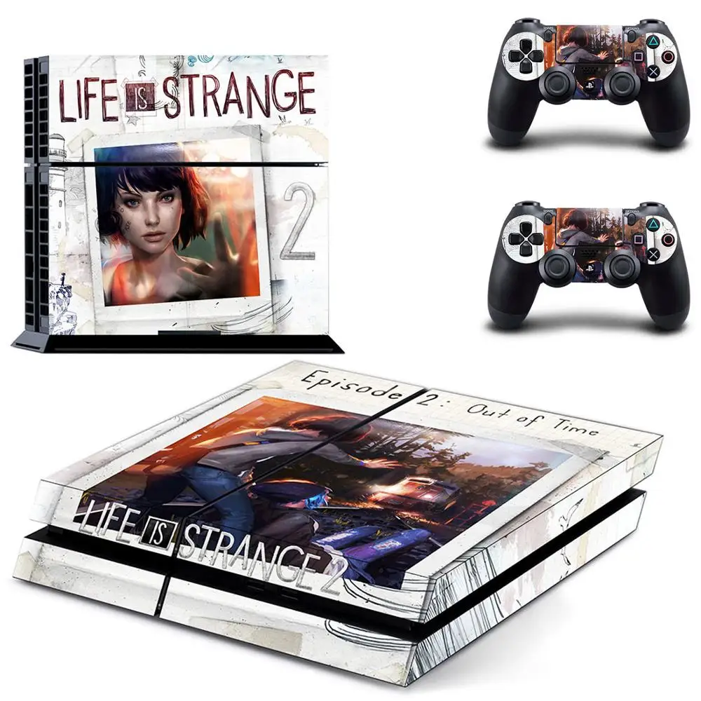 

Life Is Strange 2 PS 4 Stickers PS4 Vinyl Skin Sticker Play station 4 Decal Pegatinas For PlayStation 4 console and 2 controller