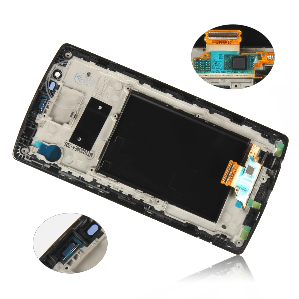 Srjtek 5 &quot2560*1440 двойной для LG G4 H818P ЖК панель с сенсорным экраном стекло рамкой