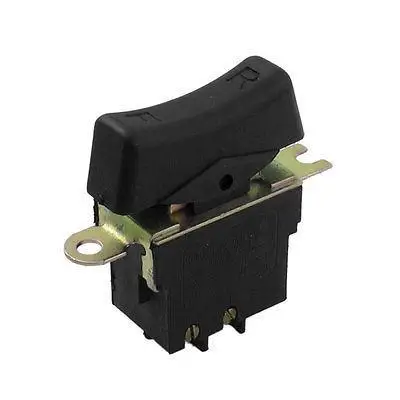 AC 250V 6A мгновенный DPDT нет черный корпус электрический ключ выключатель триггера питания