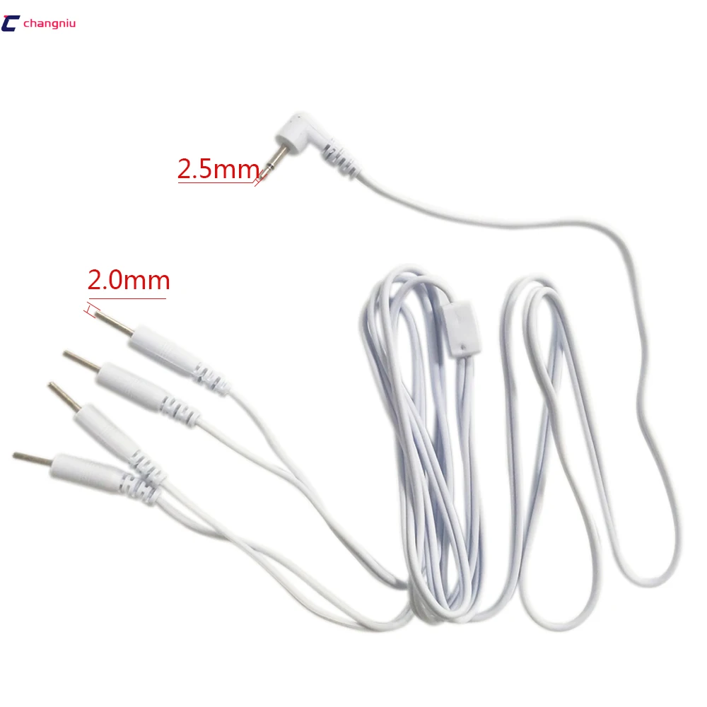 

DHL freeshipping DC2.5mm electrode connecting tens wires for tens /slimming machine/massager,digital therapy machine