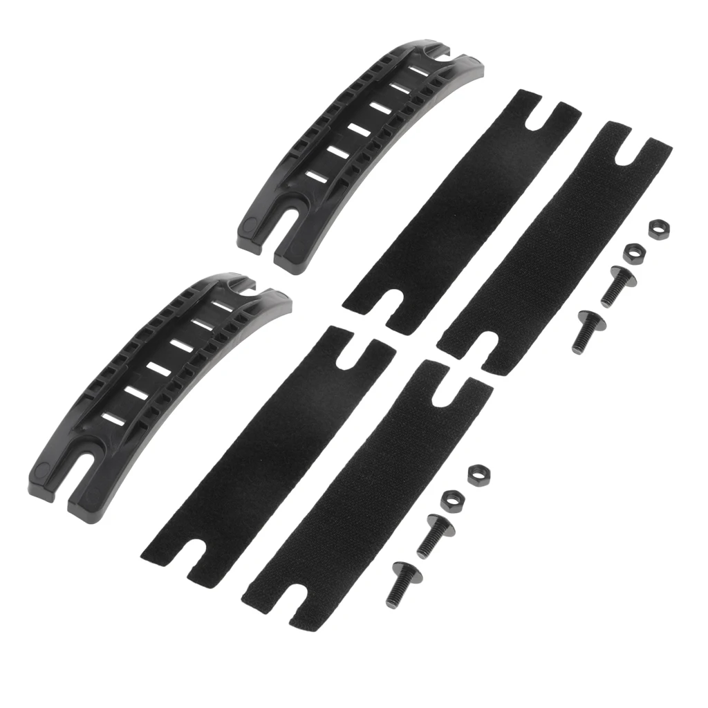 2pcs Sturdy Fast ARC  Side Rail Guide Kits With Screws Hook & Loops For Hunting 