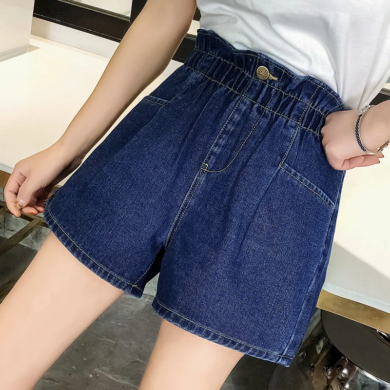 

S-5XL 2020 spring and summer new denim shorts women high waist loose jeans large size women fat sister shorts XXXXXL