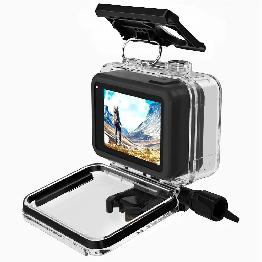 Для Gopro Hero8 черный 60 м подводный водонепроницаемый чехол для камеры Дайвинг Корпус крепление для GoPro Аксессуар