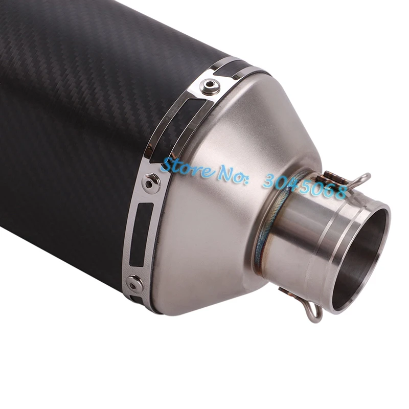 Универсальный 51 мм мотоцикл Akrapovic выхлопная труба Escape модифицированный мото глушитель из углеродного волокна дБ убийца для R6 Z900 CBR500 MT-09 R1