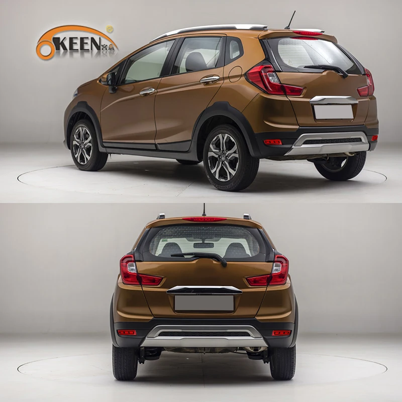 1 Светодиодный отражатель заднего бампера для Honda WRV WR-V тормозные огни противотуманные дневные ходовые огни Предупреждение тормозные задние фары