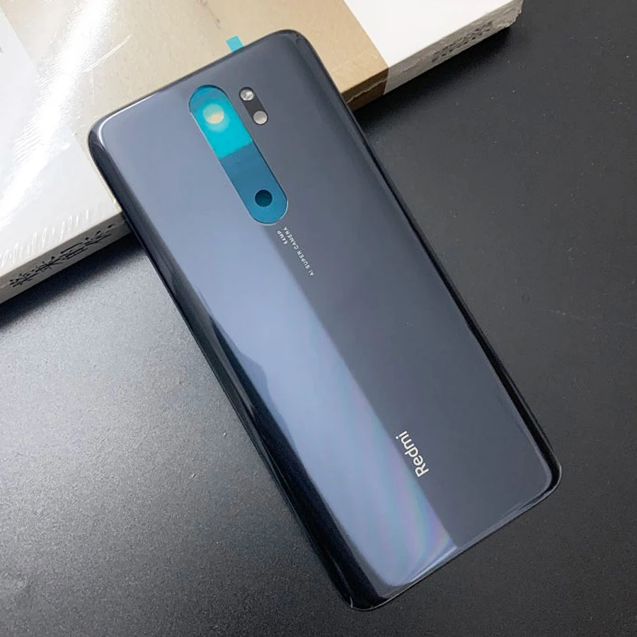 Оригинальное стекло для Xiaomi Redmi note 8 pro задняя крышка батарейного отсека дверной чехол задняя крышка корпуса note 8pro Крышка батарейного отсека