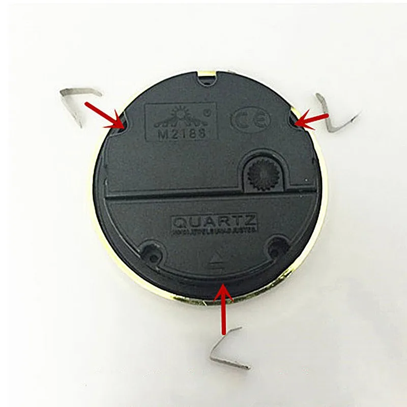Toy Prop DIY Clock Craft Quartz Movement Head Insert Roman Numeral Round Clocks Iron Clock Accessories quartz clock movement