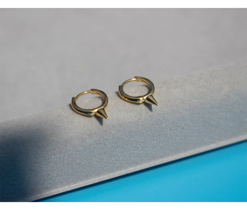 Серьги из стерлингового серебра 925 пробы, модные, персонализированные, из ивы, конус, маленькие серьги, кость, дикий, простой тренд, женский, мальчик, серьги, ювелирные изделия