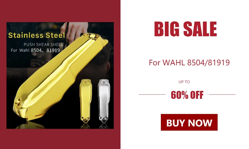 8Pcs/Set Electric Clipper Shell Set For WAHL 8148/8591 ABS 8 Style DIY Modification Shell Barber Electric Clipper Cover G0811