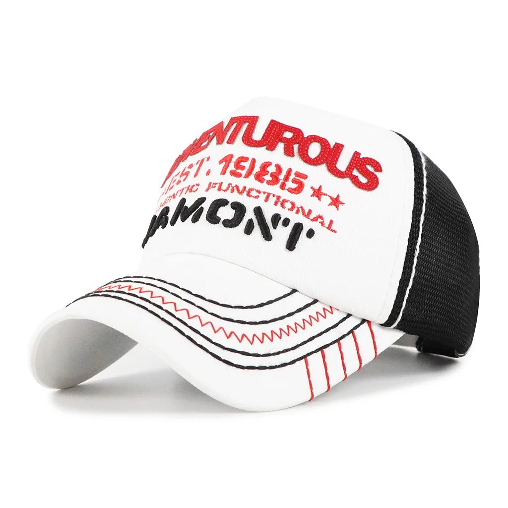 Mesh-White LIUWEISHUN New Embroidery Letter Parent-child Baseball Cap,High Quality Adjustable Outdoor Mesh Cap Dad Children Caps White - Цвет: Mesh-White
