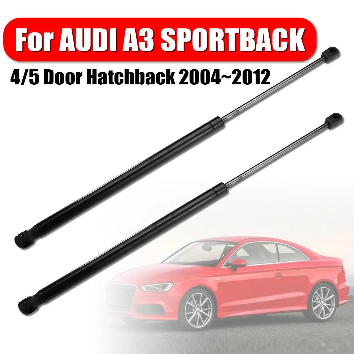 1 пара автомобилей для багажника газ весна капот лифт для AUDI A3 SPORTBACK 4/5 Нижняя отделка багажного отделения 2004~ 2012