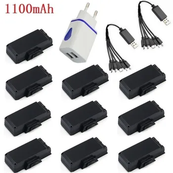 

3.7V Rechargeable Battery For SG900 F196 X196 X192 3.7V 1100mAh Lipo Battery for RC Helicopter Drone Quadcopter Spare Parts
