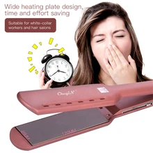 Professional Titanium Hair Straightener Flat Iron Adjust Temperature Electric Straightening Hair Iron Fast Heat Not Hurt Hair