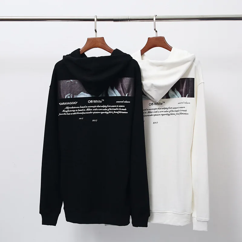 Классические off-white зимние новые цифровые 02 женские мужские толстовки с капюшоном
