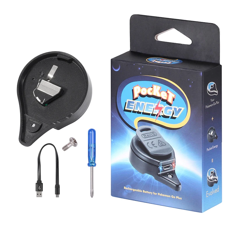 ポケットエナジーブレスレット充電器ポケモンゴープラス充電式バッテリー用バッククリップ充電ベース Replacement Parts Accessories Aliexpress