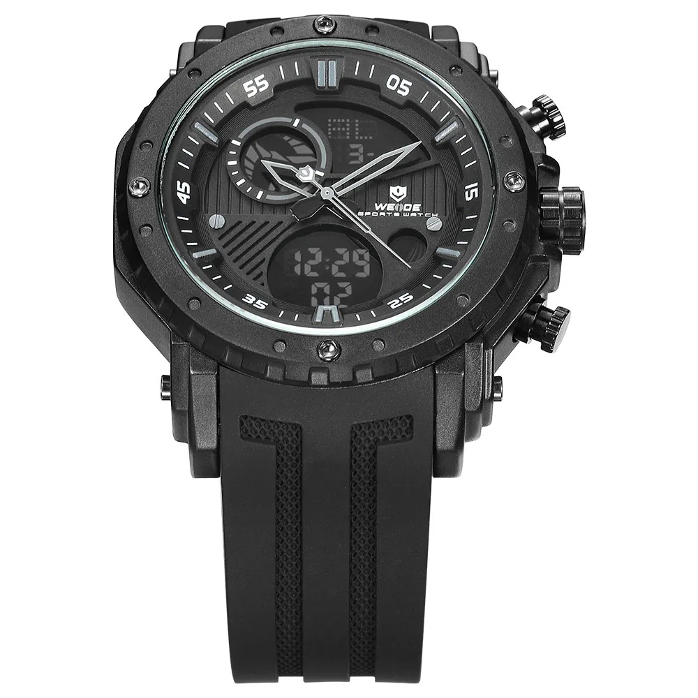 Цифровые мужские часы WEIDE брендовые Роскошные спортивные Водонепроницаемые