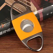 COHIBA металлический резак для сигар Карманный гильотина из нержавеющей стали портативный резак для сигар острые двойные лезвия аксессуары для сигар Куба