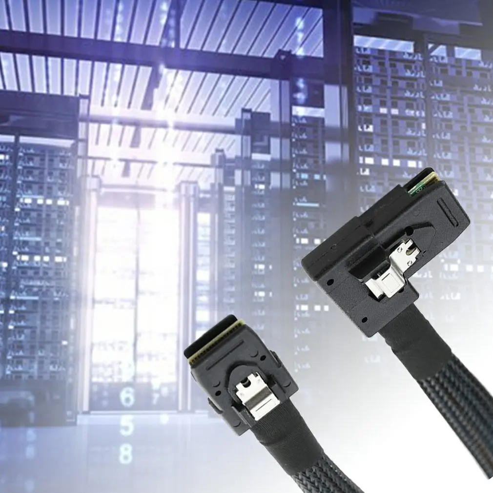 Мини Sas Line Sff-8087 для Mini Sas 36P Sff-8087 90 градусов Боковой изгиб карточная линия