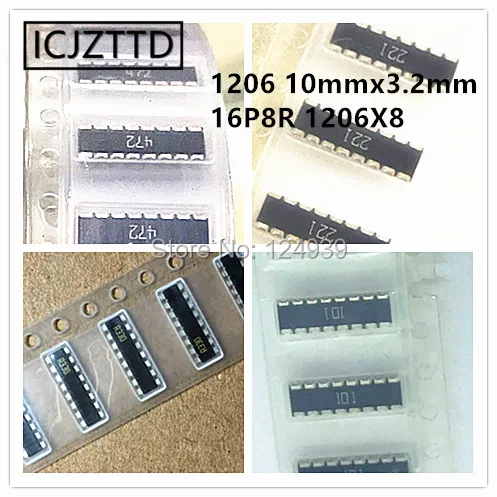 1206 16P8R 1206X8 3 K 3K3 ком Ом 332 16P 8R оригинальный SMD рез 1032 10 мм x 20 Сетевой массив |