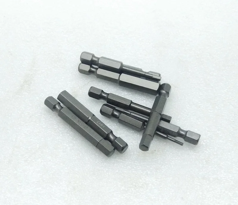 Новинка 1 шт. 1/4 "шестигранный H1.5-H8 шестигранные наконечники отвертки L50mm S2 Сталь