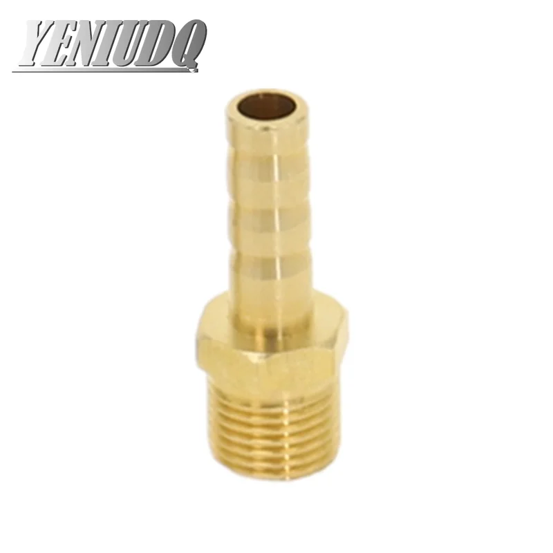Pipe Fitting Brass Pipe Fitting 4mm-12mm Hose Barb Tail M10 M12 M14 M16 M20 Metric Male Thread Connector Joint Copper Coupler Adapter