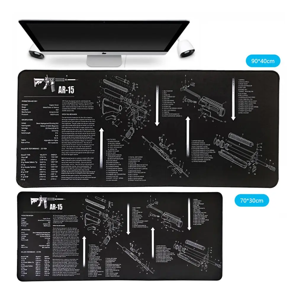 Warehouse clearance processing: Large game mouse pad, computer desk pad, keyboard