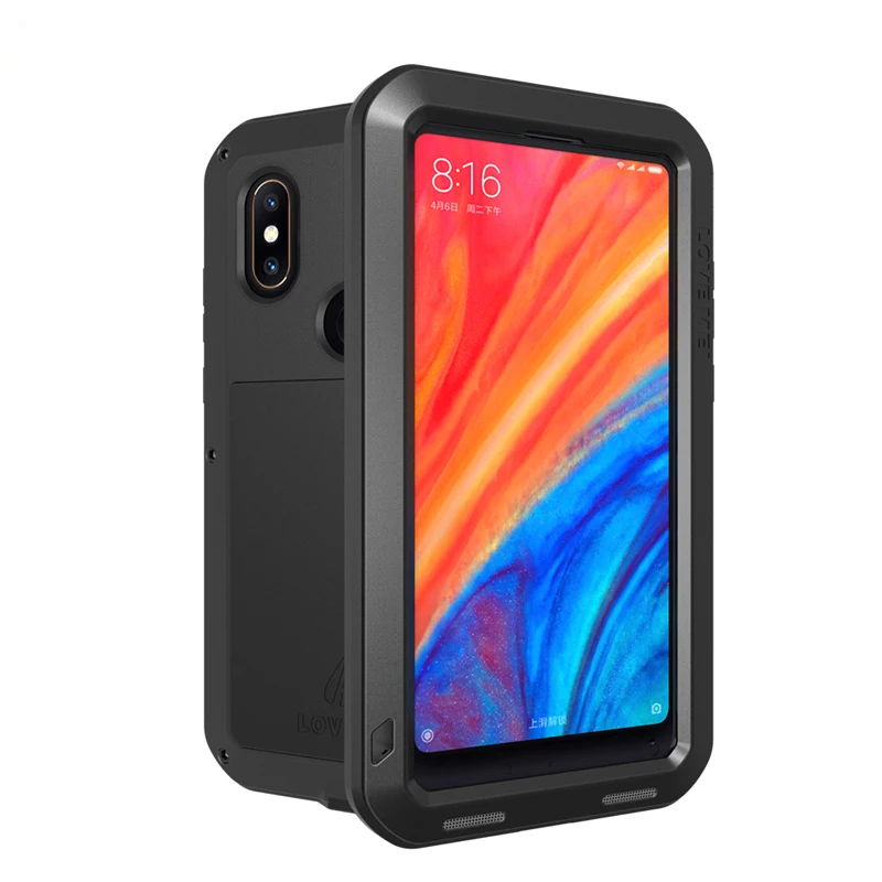 Алюминиевый металлический защитный чехол для Xiaomi Mi 8 ударопрочный Прочный с