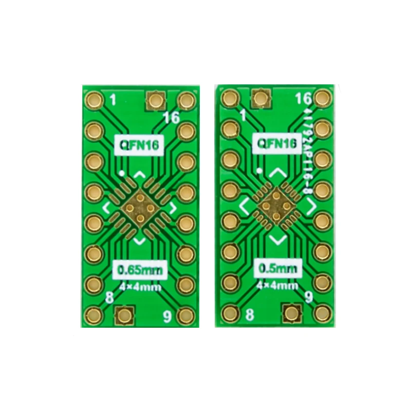 0 5 мм 65 QFN16 к DIP16 контактный адаптер IC socket эксперимент плата PCB