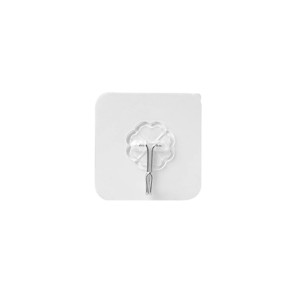 1 шт. крепкие домашние кухонные прозрачные крючки на присоске, настенные крючки на присоске, вешалка для ванной комнаты, кухонный настенный крючок, цена - Цвет: Прозрачный