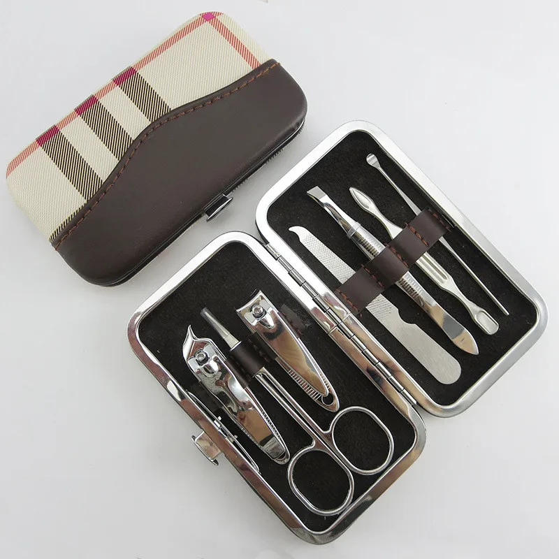 7pcs-set-Stainless-Steel-Nail-Art-Tools-Nail-Clippers-Nail-File-Manicure-Ear-pick-With-PU (2)