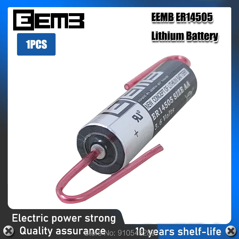 Литиевая батарея EEMB ER14505 ER14505H AA 3 6 В 2400 мАч умный измерительный прибор со штифтами