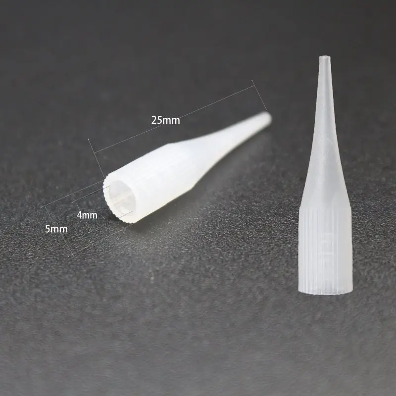 1000pcs Individual Packed Eyebrow Tattoo Tip Plastic Giant Sun Needle Cap For Permanent Makeup Eyebrow Lip Tattoo Machine