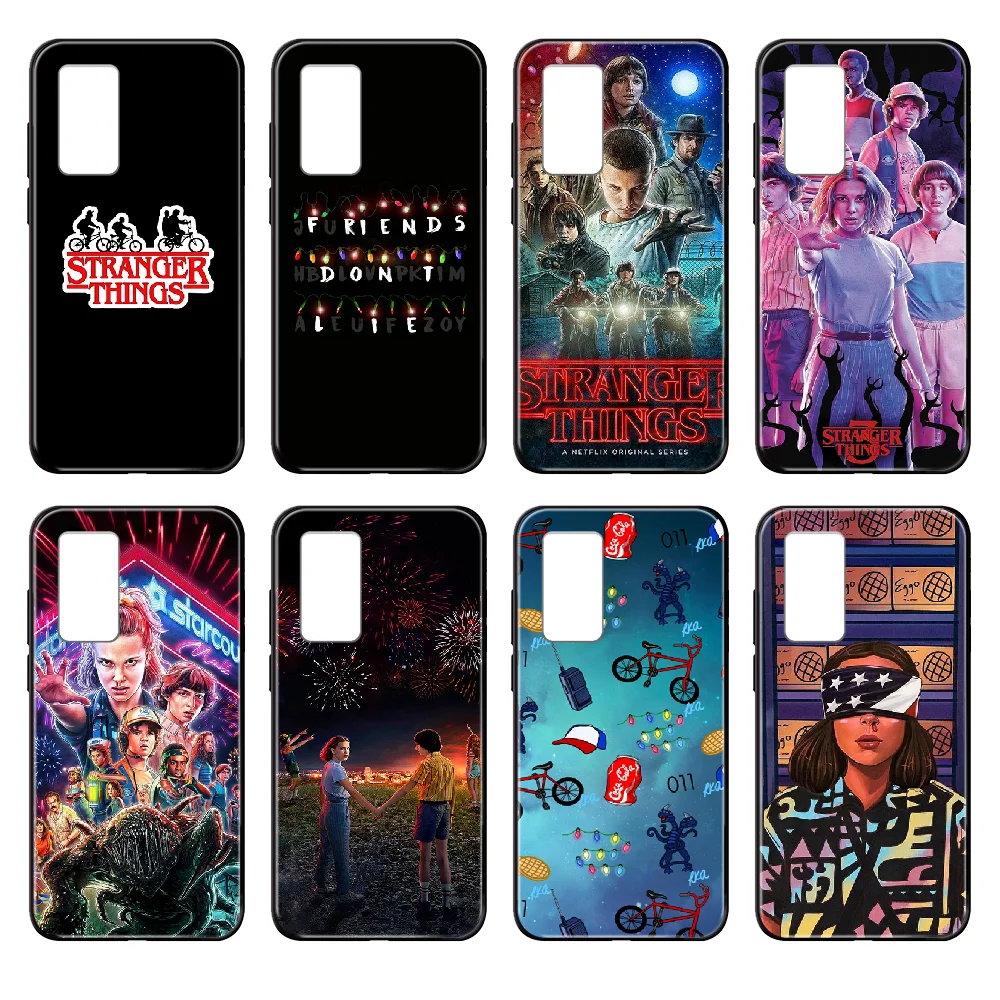 Stranger Things Phone case cover hull For Huawei nova P Y 2 3 6 7 8 9 10 20 30 I Smart Plus Z Lite Pro II black shell soft | Мобильные