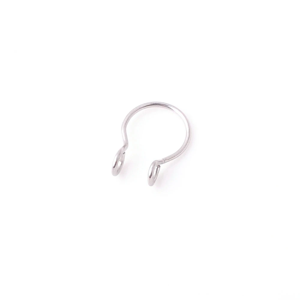 2020 U Shaped Fake Nose Rings for Women Stainless Steel Nose Rings & Studs Fake Piercing Jewelry Clip On Nose Body Clip Hoop (5)