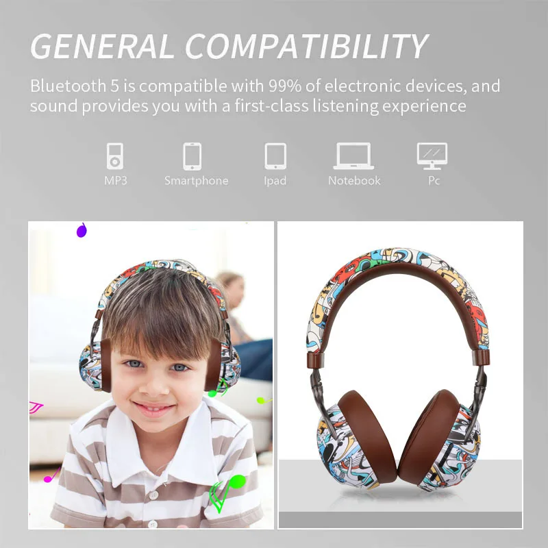 Модная маска для лица Bluetooth 5,0 гарнитура детская китайская культура стиль HD стерео музыкальные наушники с микрофоном для мобильного телефона