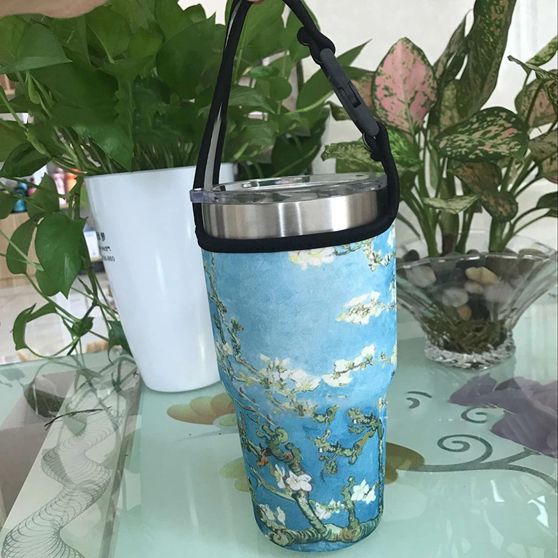 

Bottle Cover Carrier 30 Oz Tumbler Cup Vacuum Mug Handle Bag Insulated Holder