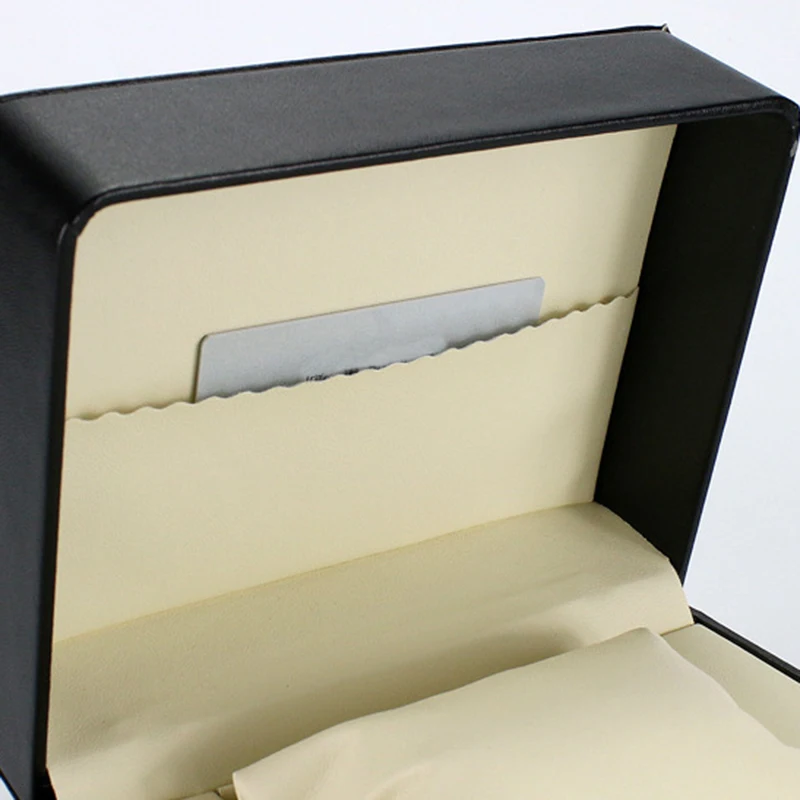 Кожаная Коробка для часов, черная коробка для часов, коробка для ювелирных изделий, бархатная коробка для ювелирных изделий, подарочная коробка