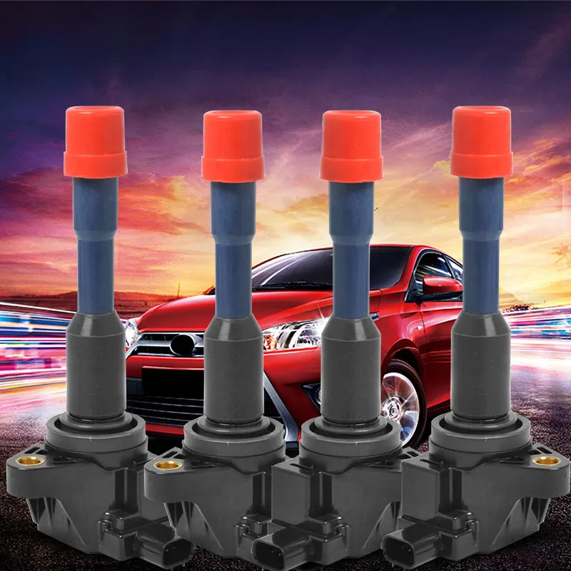 1/4 шт. катушка зажигания автомобиля Открыть Магнитный для Honda JAZZ 2003-2008 1.3L 1.5L спереди 30520PWA003 сзади 30521PWA003 CM11-108