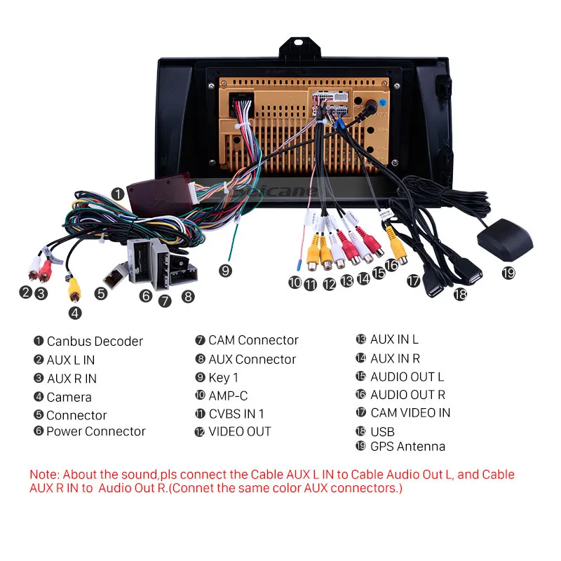  Seicane 2din Android 8.1 Car radio Multimedia Video Player auto Stereo GPS For Honda Elysion 2012 2
