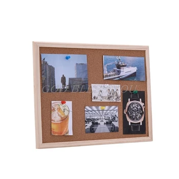 

40x60cm Cork Board Drawing Board Pine Wood Frame White Boards Home Office Decorative