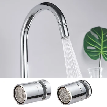 

360° Kitchen Rotatable Stopcock Kitchen Faucet Splash Head Bubbler Filter Tip Net Core Water Saver Faucet Accessories