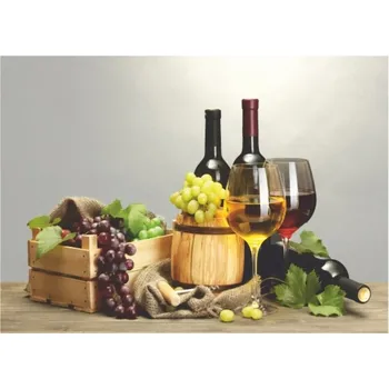 

Photo wallpaper for kitchen "wine" в-007 1,4*1,0 M, 2 sheet paper 130g/m2