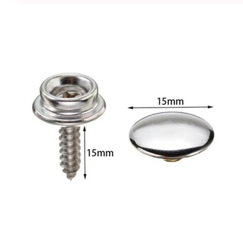 

For Marine Application Snap Fastener Cap Stud Silver Sockets W/ Flaring tool