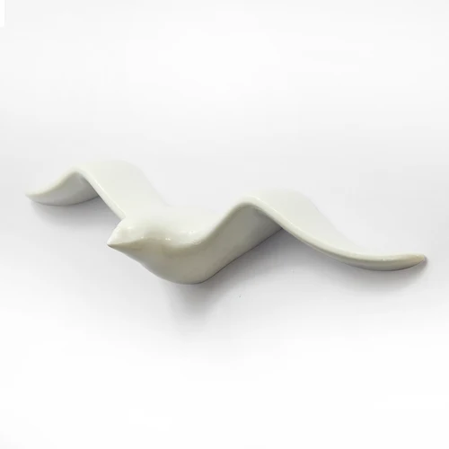 Nordic Ceramic Peace Dove Wall Hanging Modern Minimalist Living Room Bedroom TV Background Hotel Cafe Wall Stereo Decorations - Цвет: C