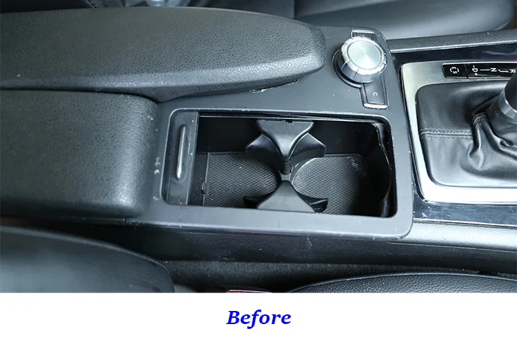 Для Mercedes Benz C Class W204 2008- Автомобильный ABS Центральный держатель чашки для Mercedes-benz E Class W212 2010-2011