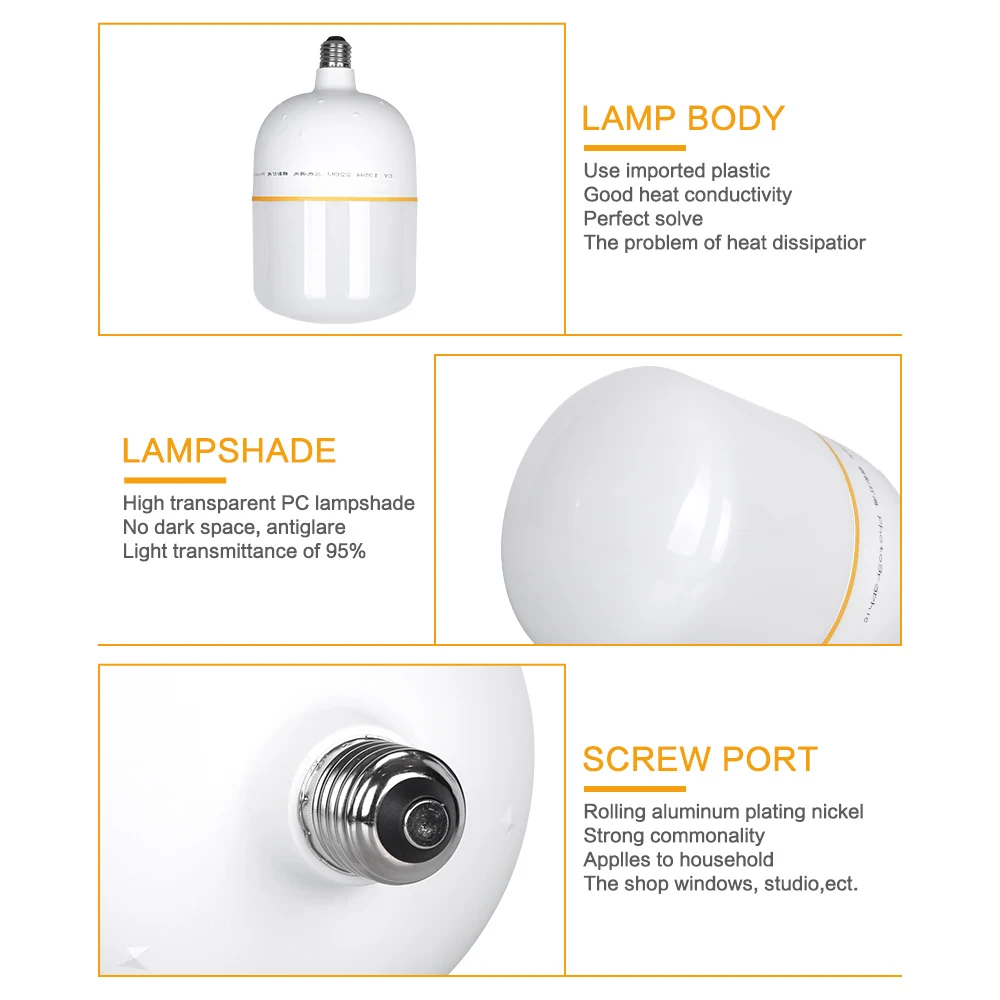 Lâmpadas de iluminação led 135w, 3 modos,